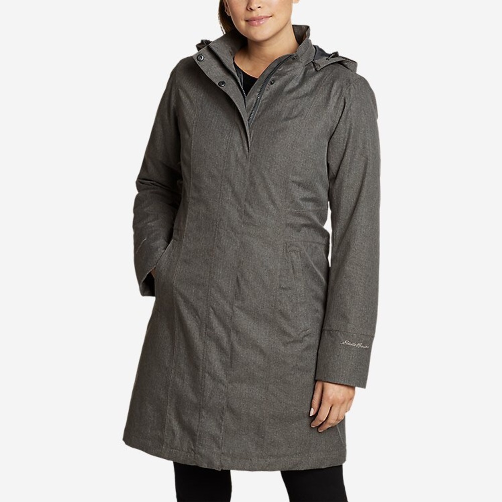 Eddie Bauer Girl on the Go Insulated Trench Coat